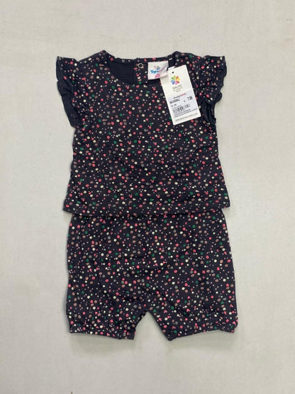 Baby Girls Printed Coverall