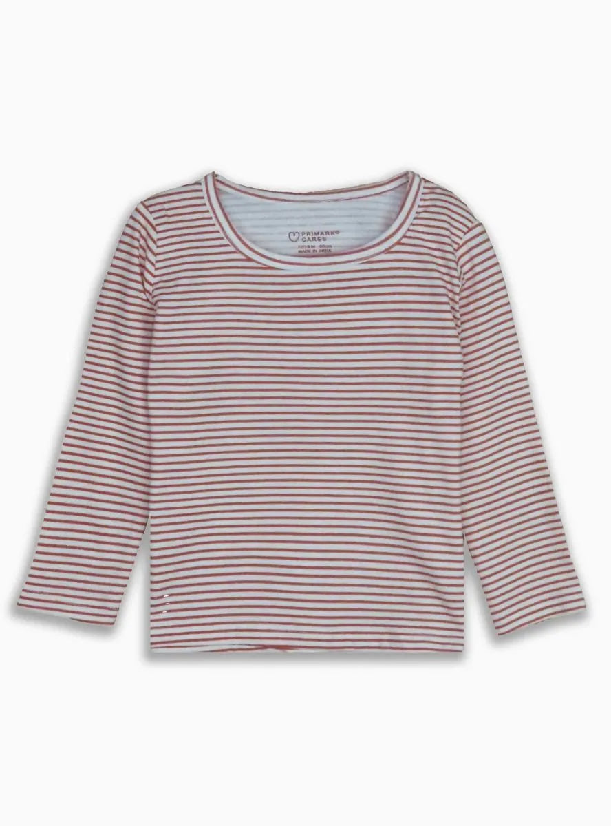 Baby Girls Long Sleeve T Shirt Red