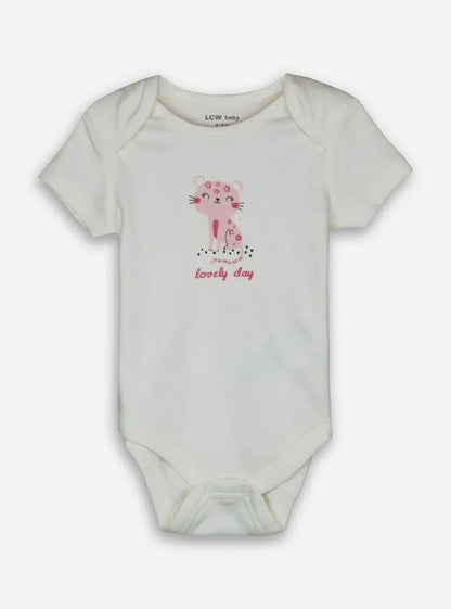 Baby 3 Pc Sets Sleepsuit Bodysuit and Hat Pink