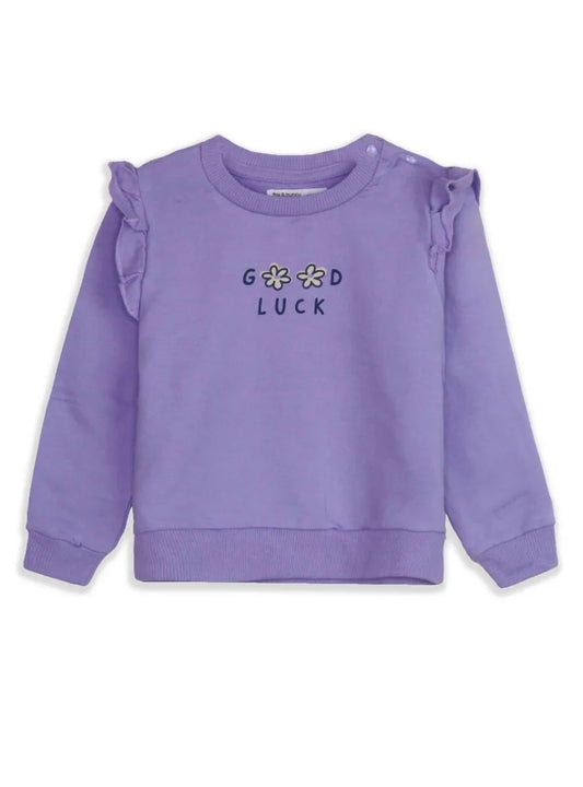 Baby Girls Violet Pullover Sweatshirt