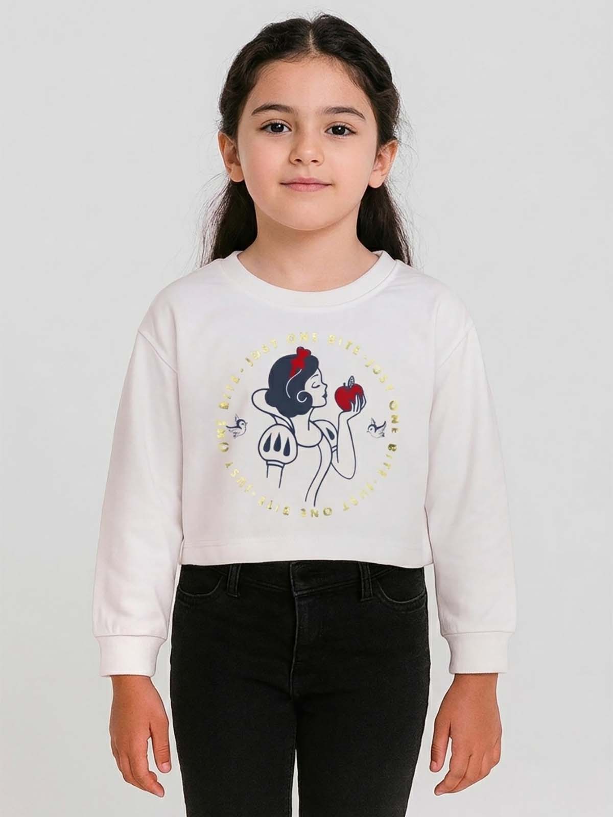 Girls Cropped Sweatshirt