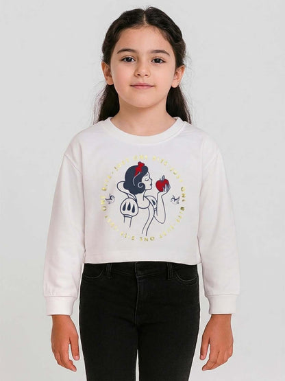 Girls Cropped Sweatshirt