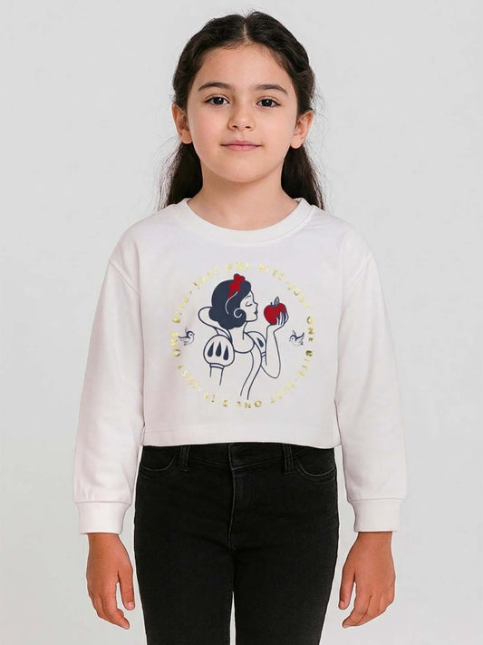 Girls Cropped Sweatshirt