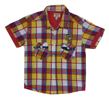 Boys Checked Woven Shirts