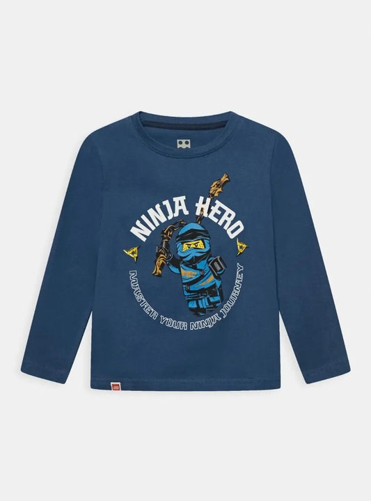 Boys Long Sleeve T Shirt Navy