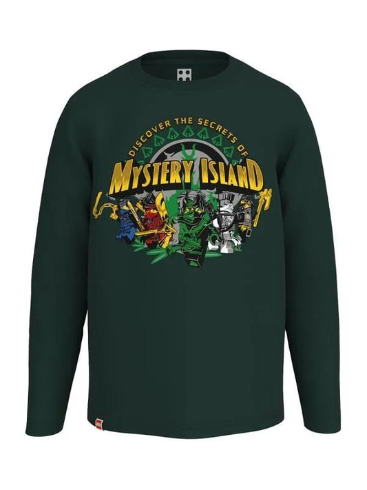 Boys Long Sleeve T Shirt Green