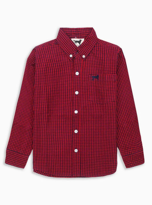 Boys Flannel Woven Shirt