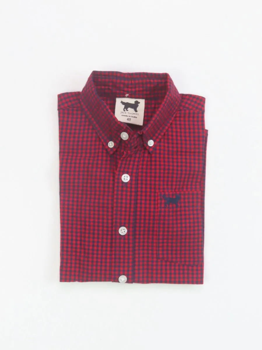 Boys Flannel Woven Shirt