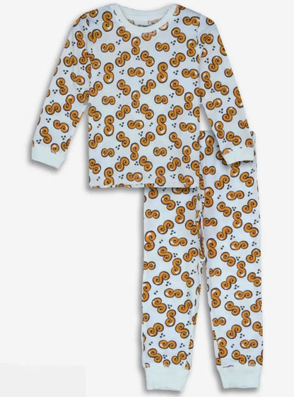 Girls Printed Pyjama Set