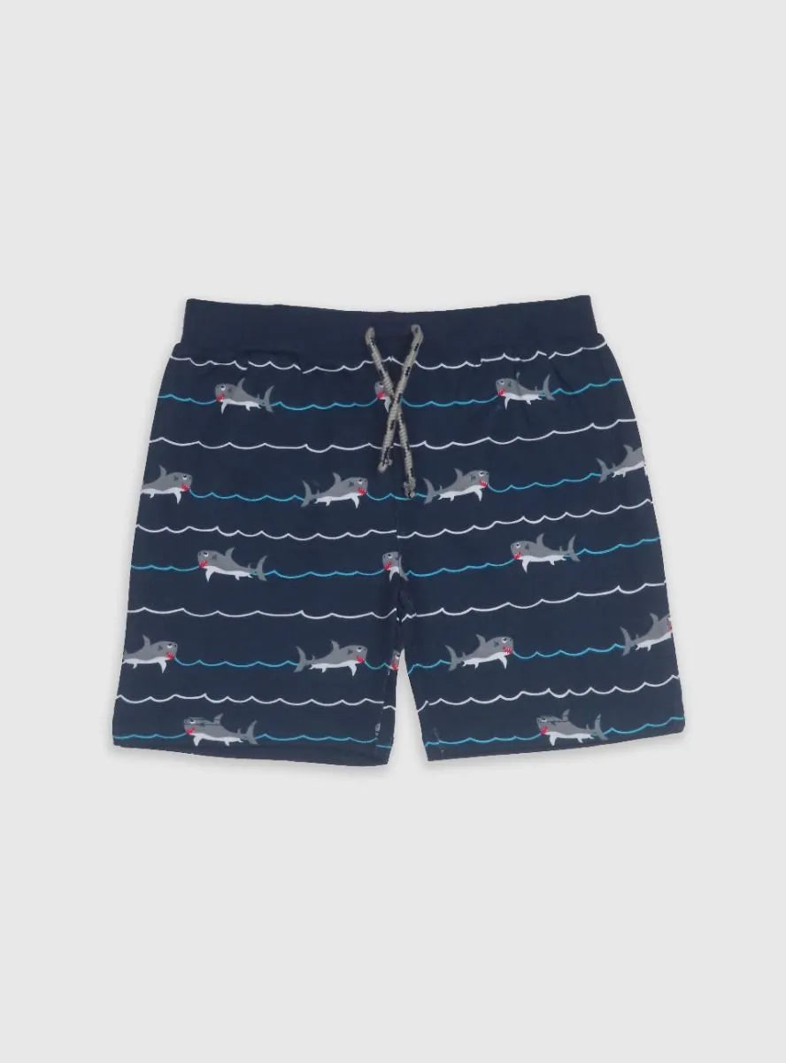 Boys Printed 2 PC Sets Grey