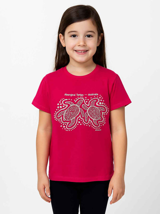 Girls T Shirt Fuchsia
