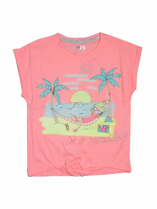 Girls Printed Fancy T Shirt