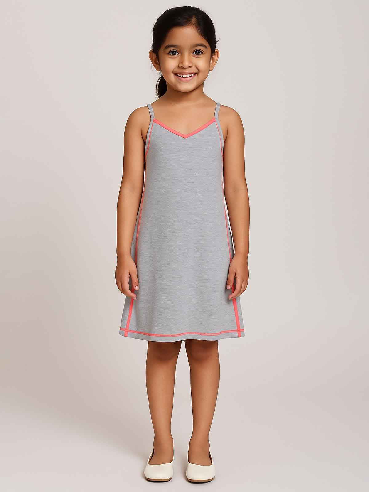 Girls Strappy Long Chemise