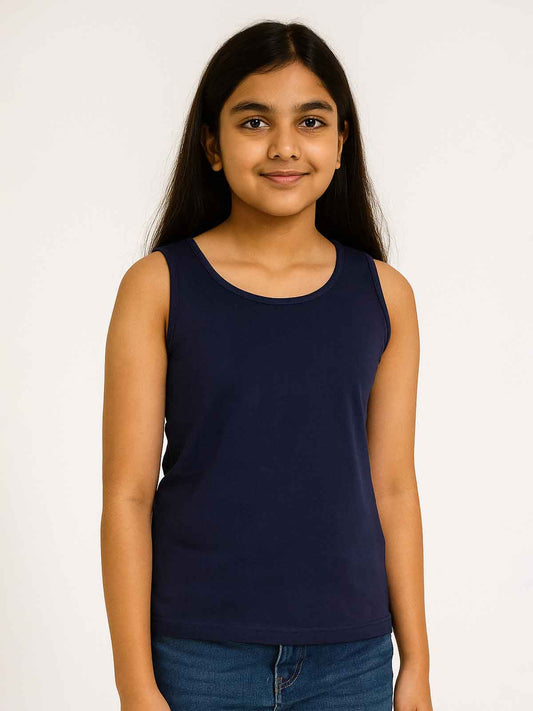 Girls Sleeveless T Shirt