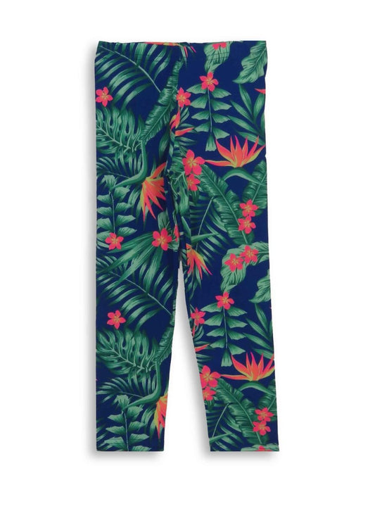 Girls Stretch Printed Leggings