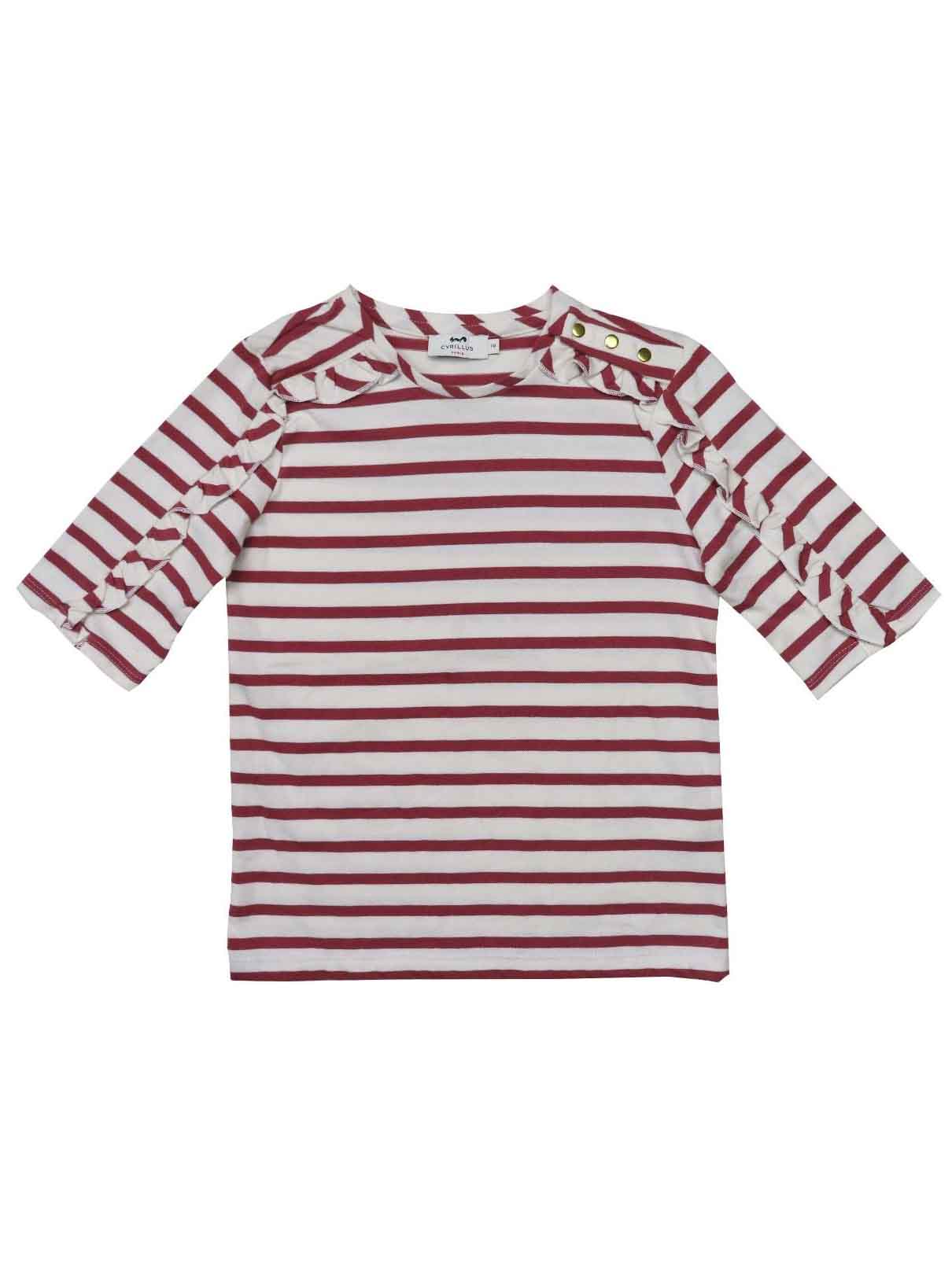 Girls Striped T Shirt