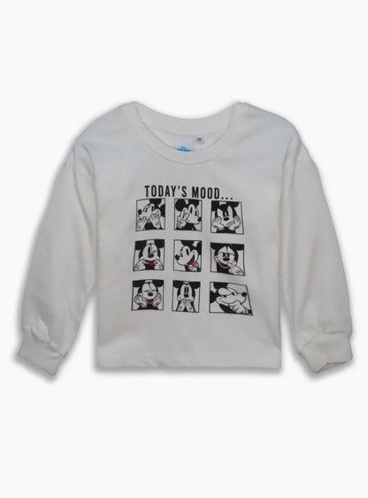 Girls Cropped Sweatshirt