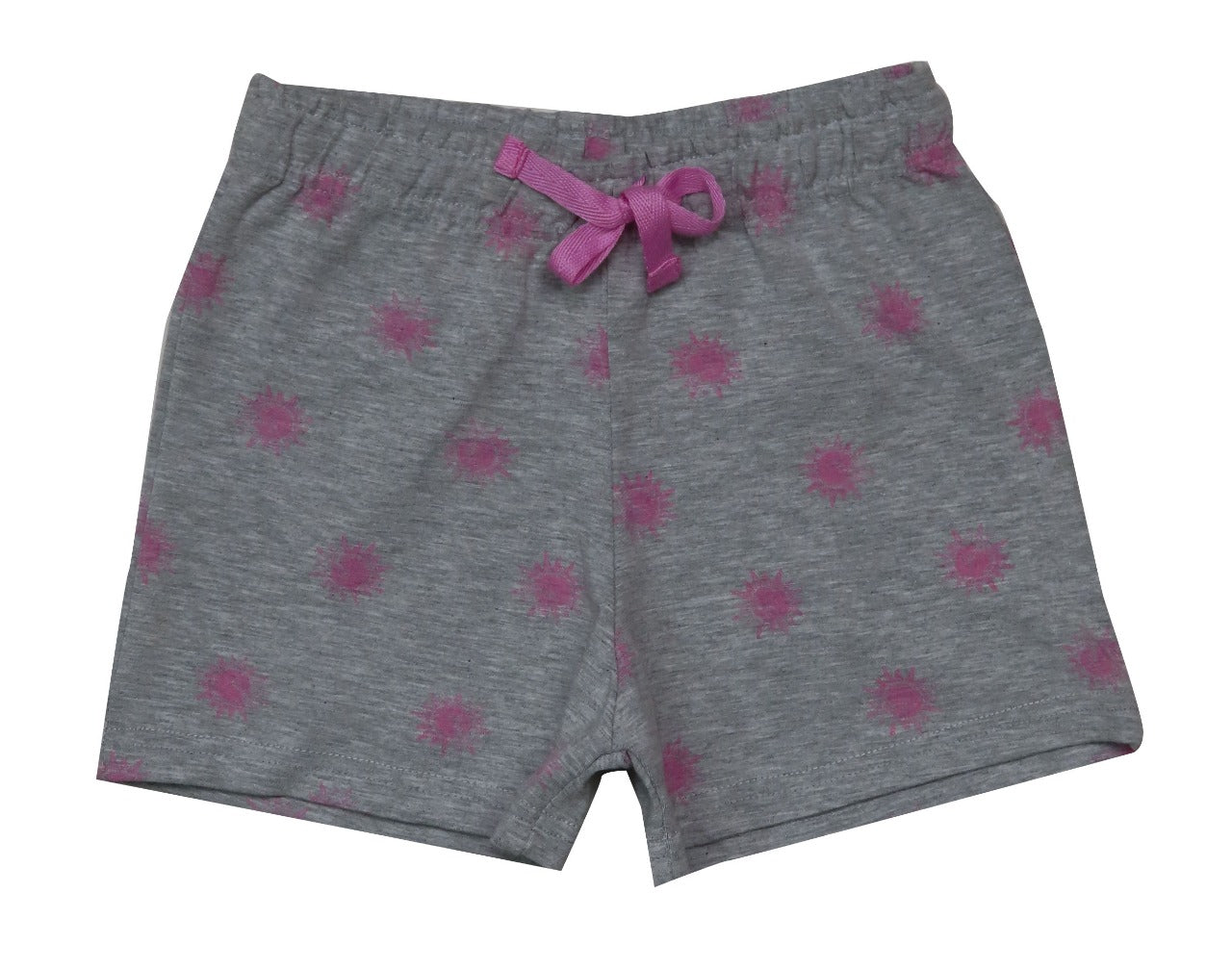 Girls Printed Stretch Knit Shorts