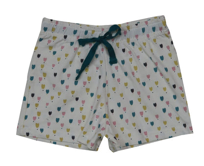 Girls Printed Stretch Knit Shorts