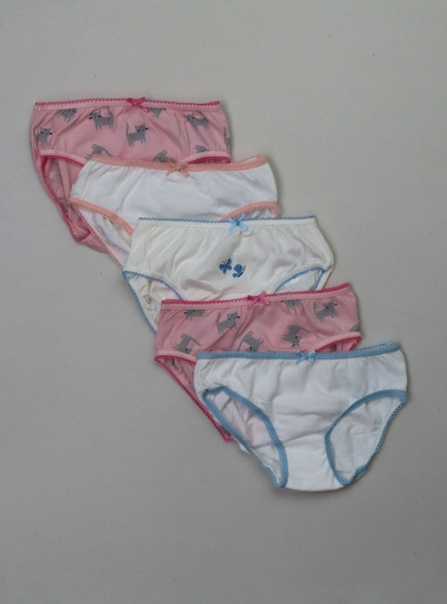 Girls 5 pack Briefs