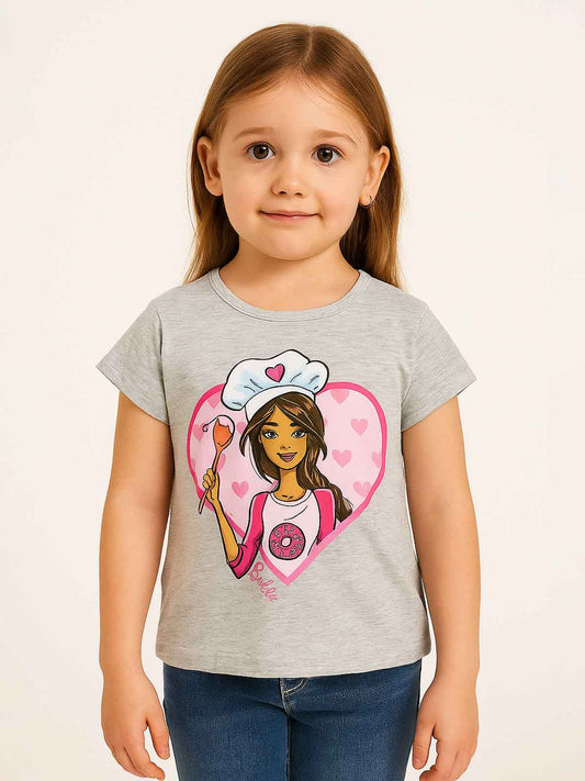 Girls Printed T Shirt