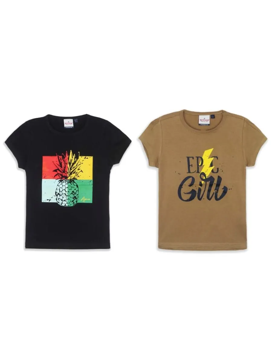 Girls Printed T Shirts