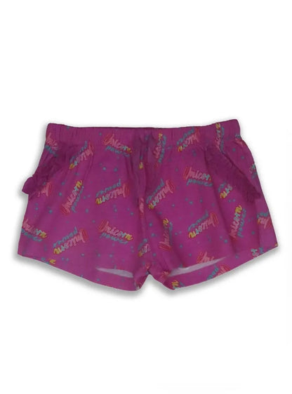 Girls Printed Shorty Set