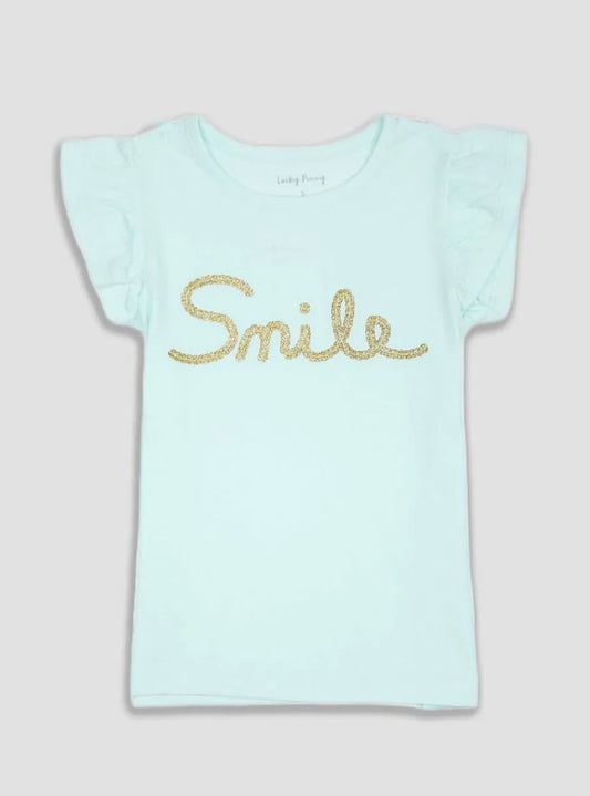 Girls Glitter Printed Tee