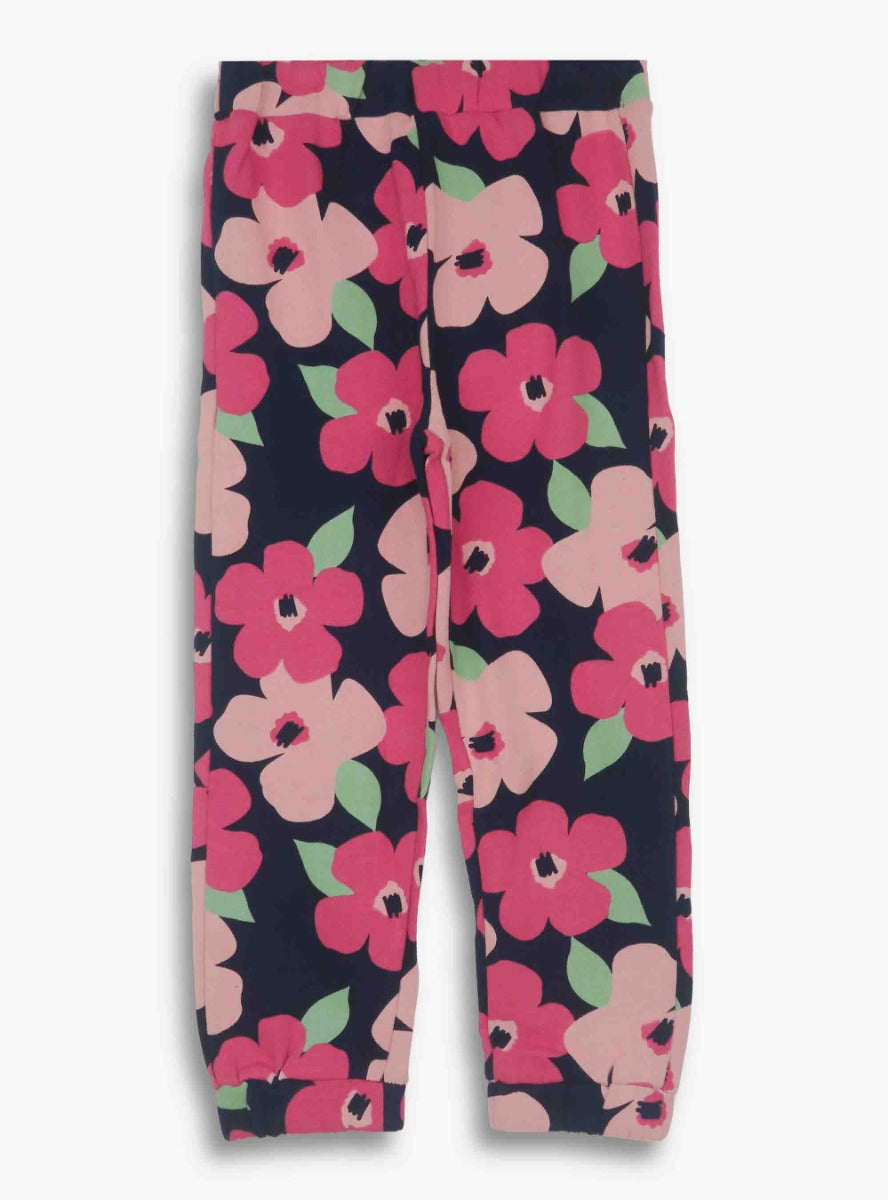 Girls Printed French Terry Jogger