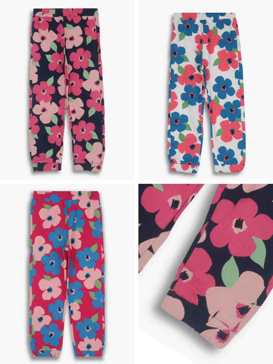 Girls Printed French Terry Jogger