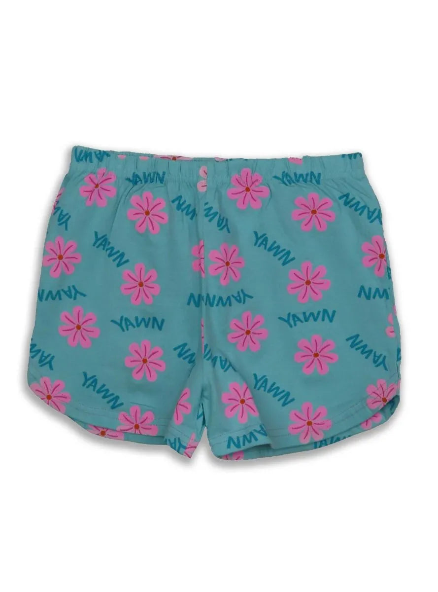 Girls Printed Shorty Set