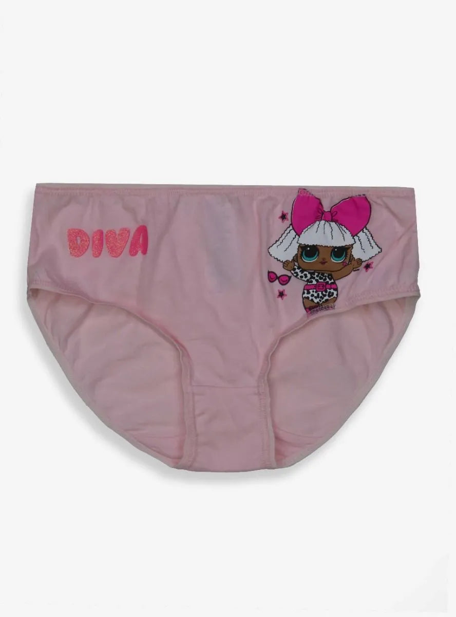 Girls 5 Pack Briefs