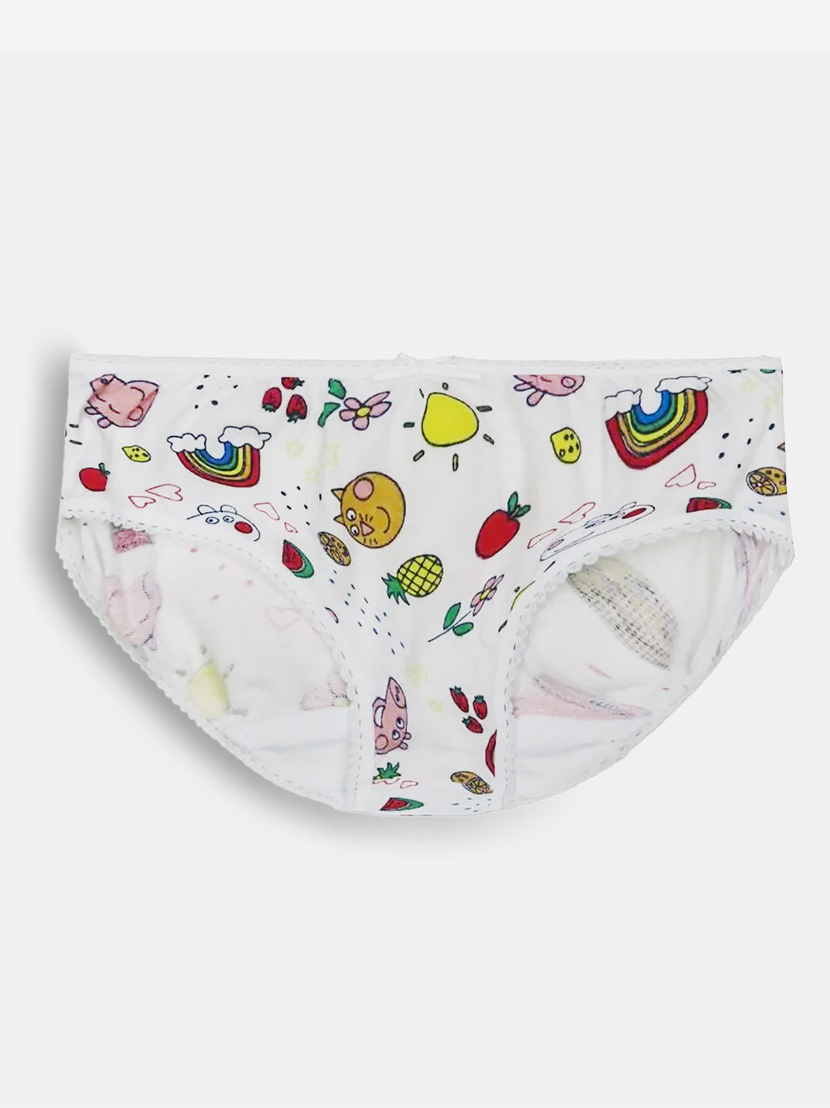 Girls Printed 5 Pack Briefs