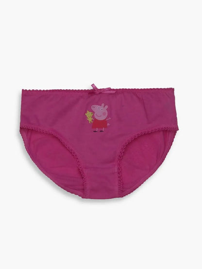 Girls Printed 5 Pack Briefs