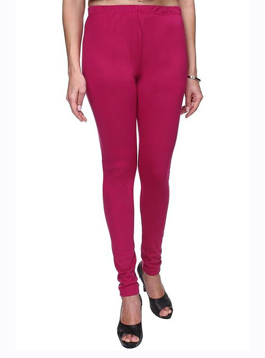 Girls Stretch Churidar Burgundy Legging