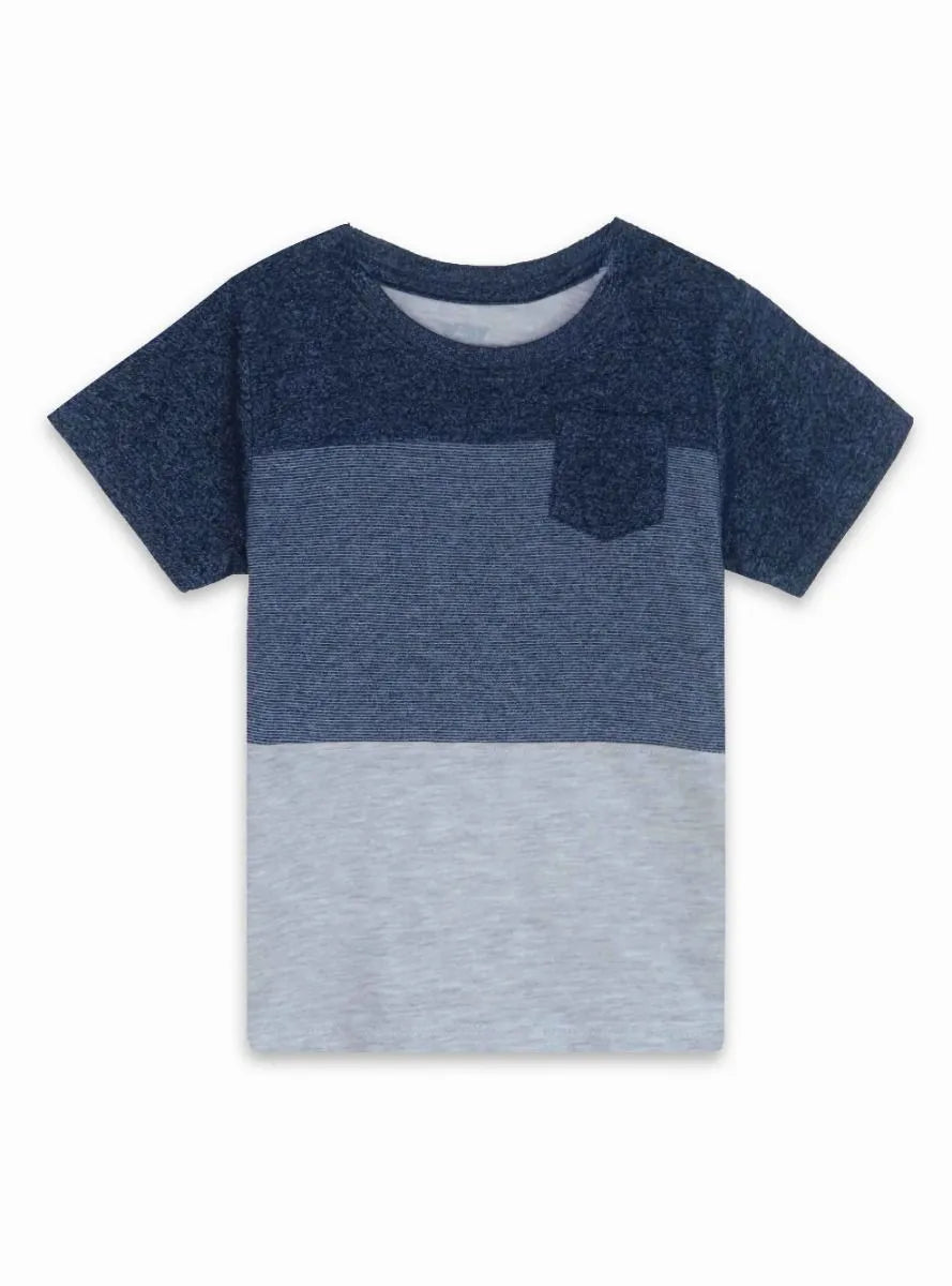 Boys Printed 2 PC Sets Denim