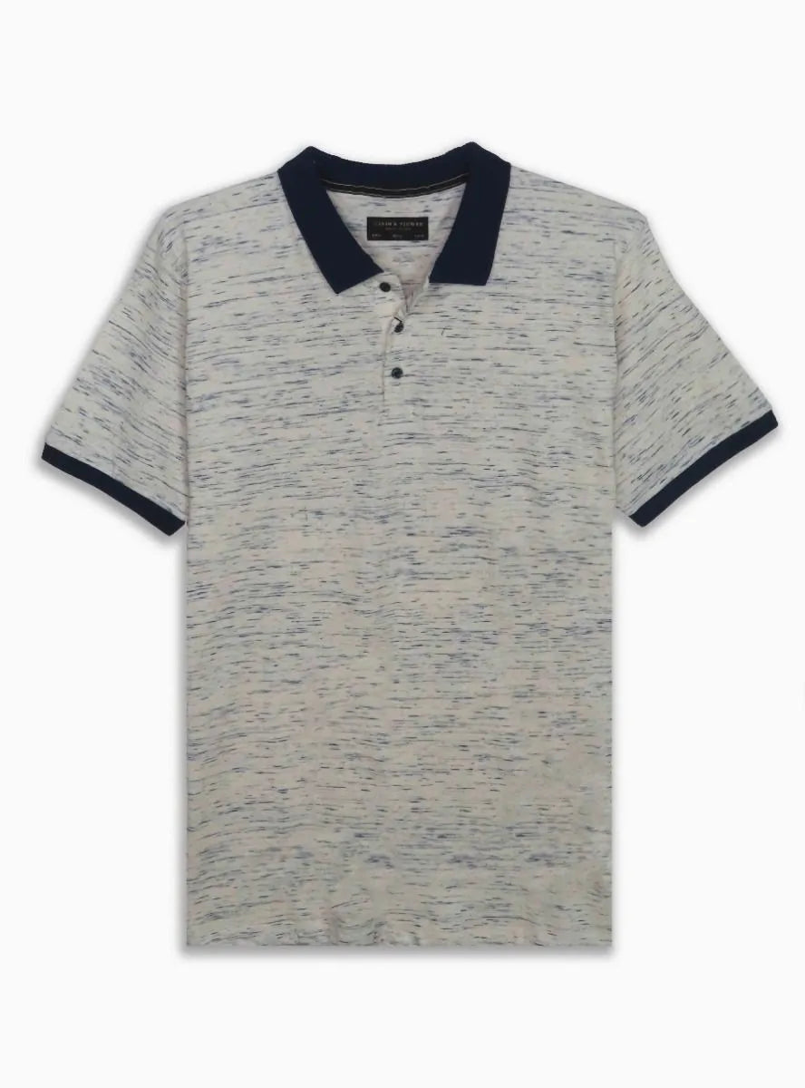 Mens Slub Jersey Polo