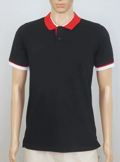 Mens Solid Polo T Shirt