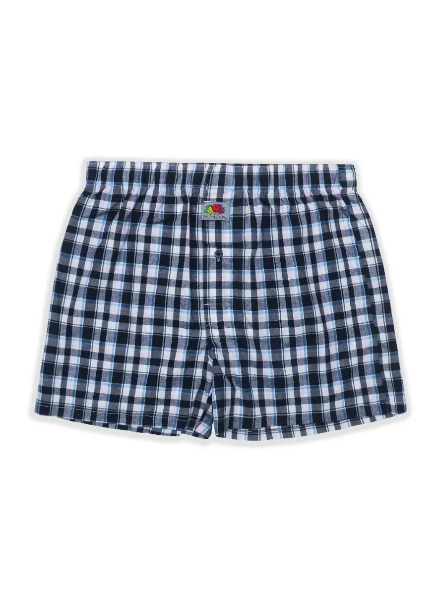 Mens 2 Pack Woven Boxer Shorts