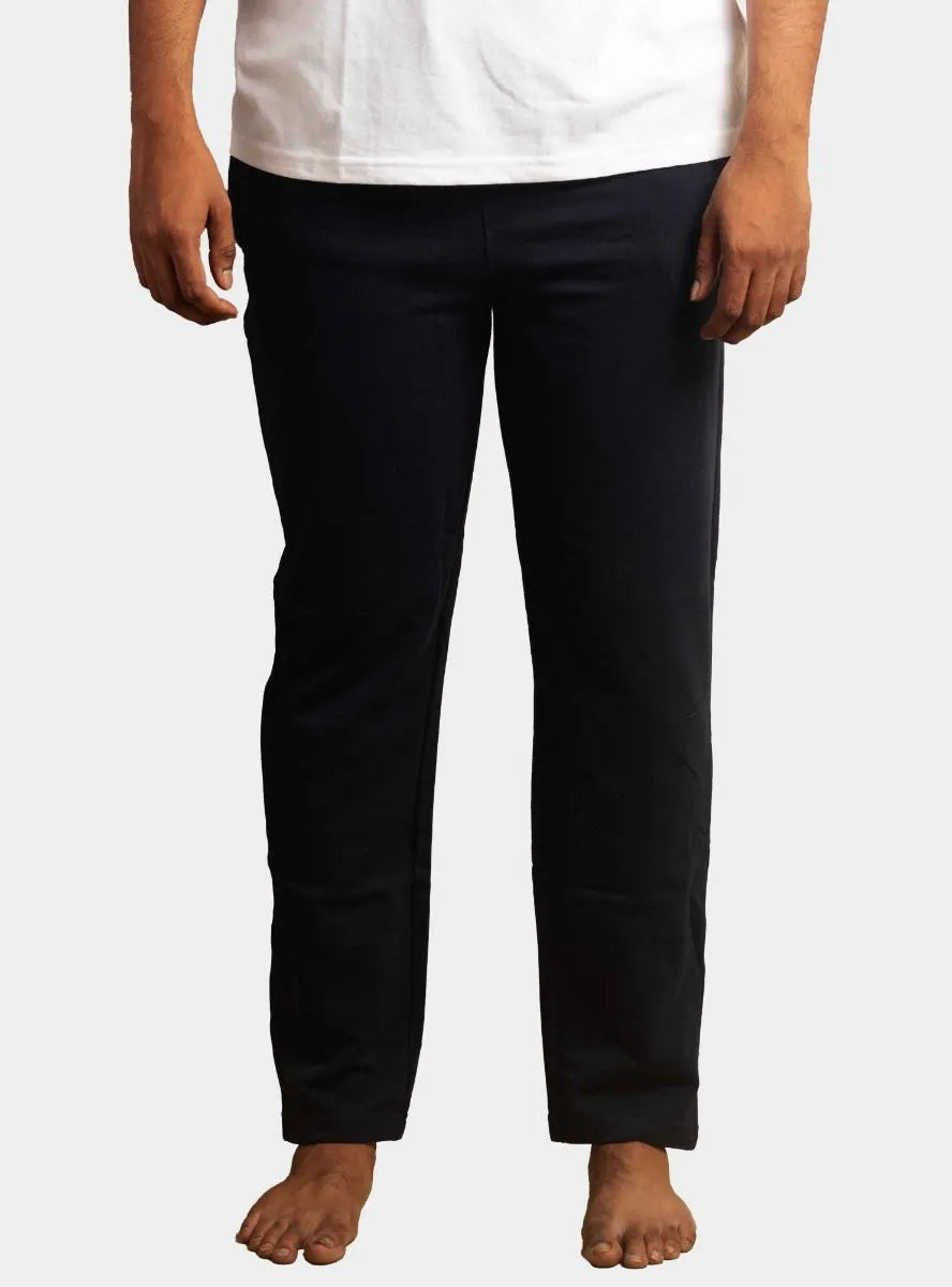 Mens French Terry Navy Track Pant