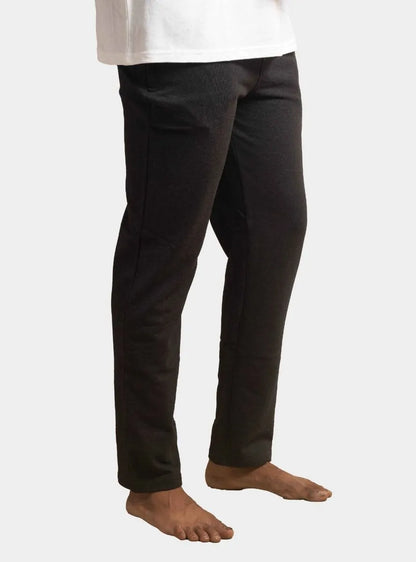 Mens French Terry Black Track Pant