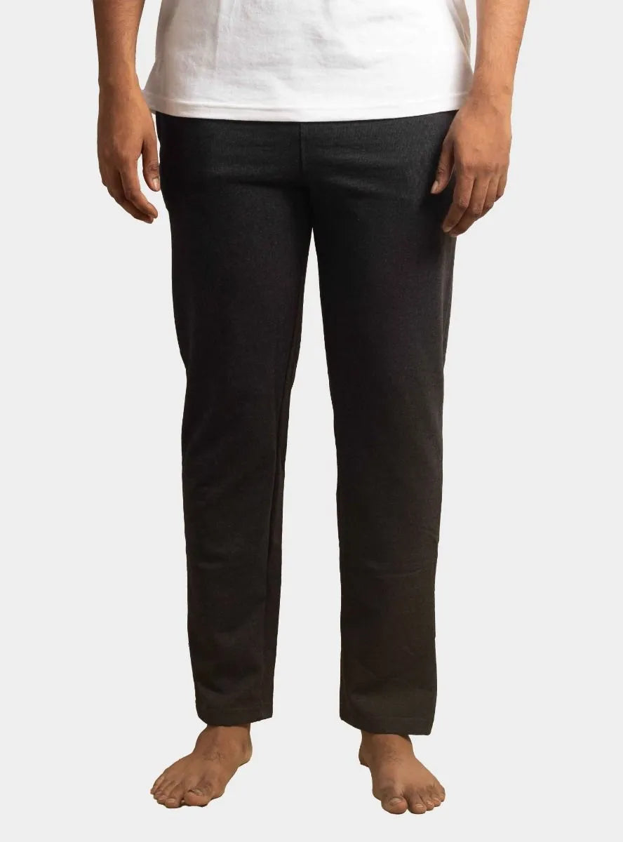 Mens French Terry Charcoal Track Pant