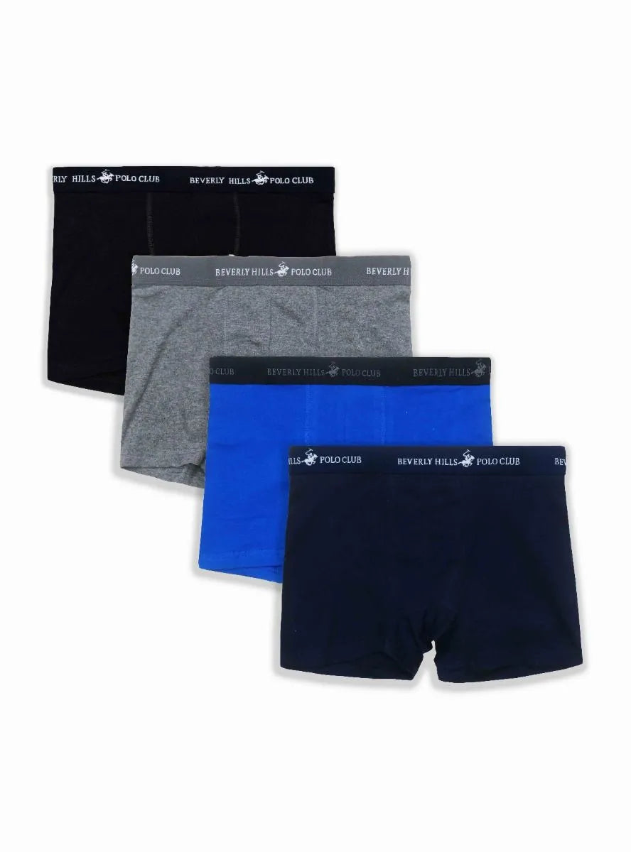 Mens 4 Pack Stretch Boxer Briefs