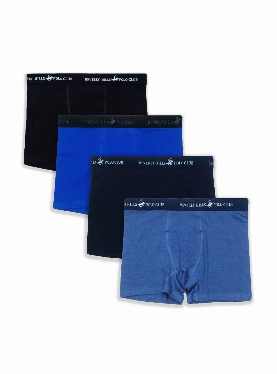 Mens 4 Pack Stretch Boxer Briefs