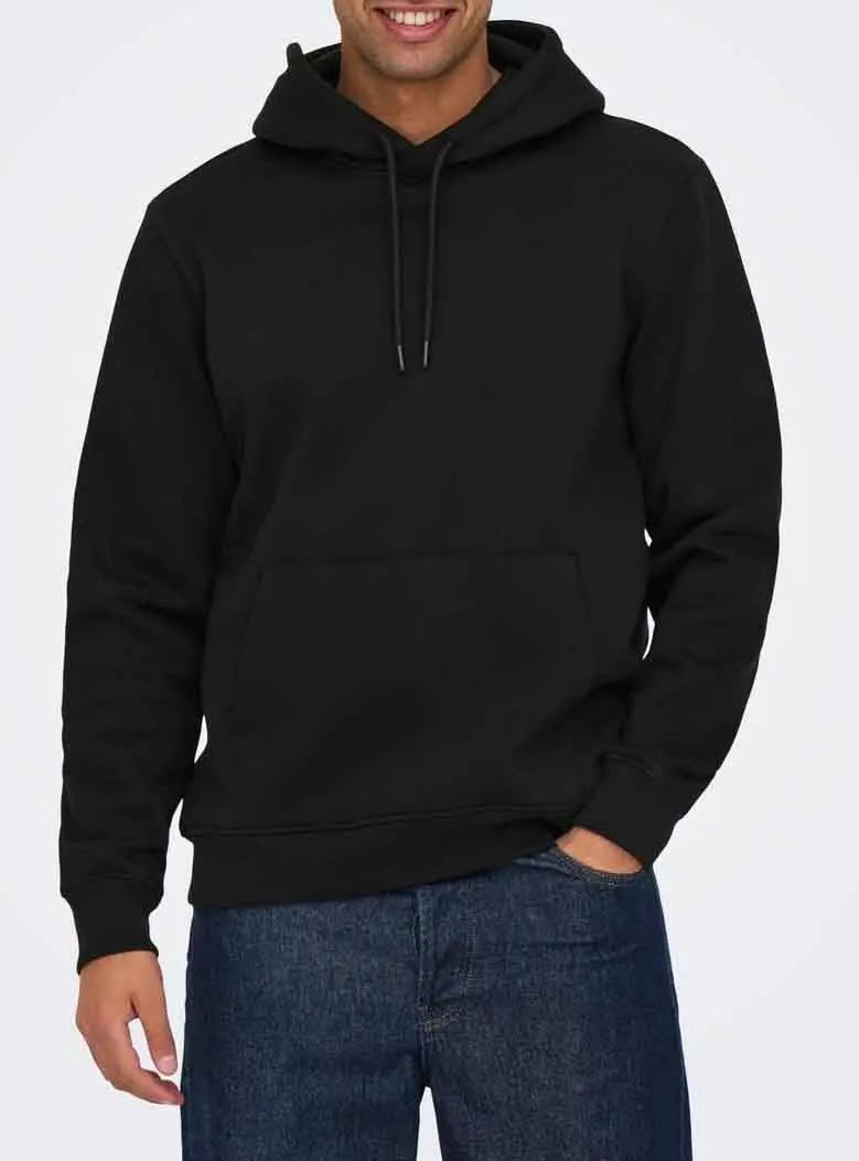 Mens Hooded Pullover Sweatshirt