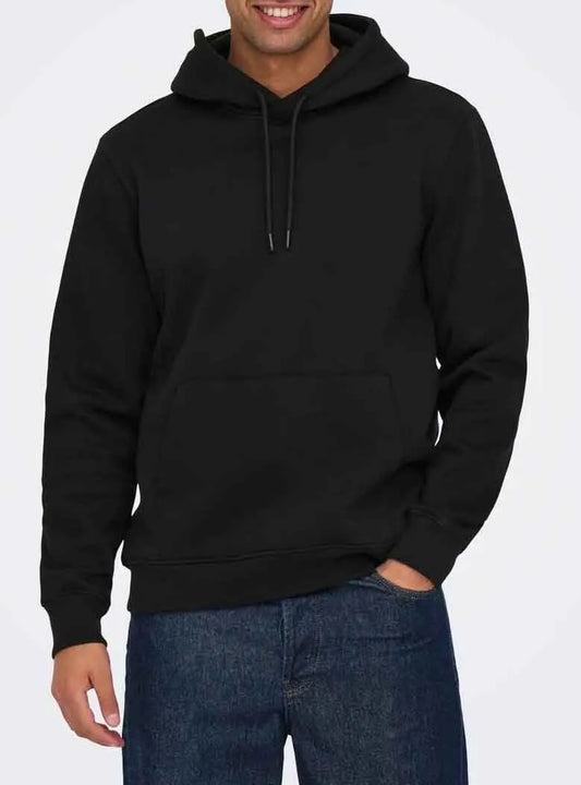 Mens Hooded Pullover Sweatshirt