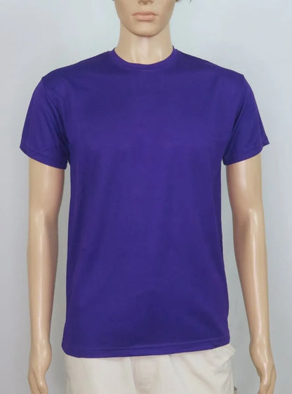 Mens Dry Fit T Shirt Purple