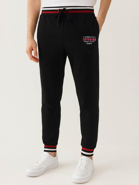 Mens French Terry Jogger Black