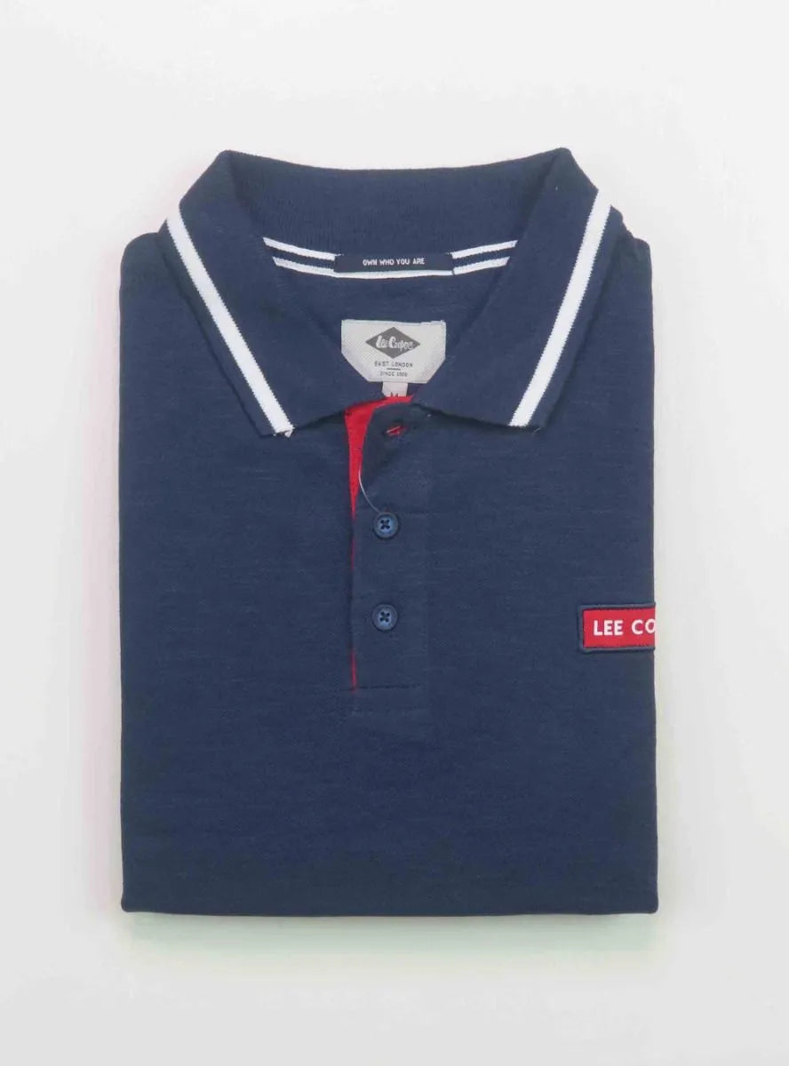 Mens Polo Shirt Denim