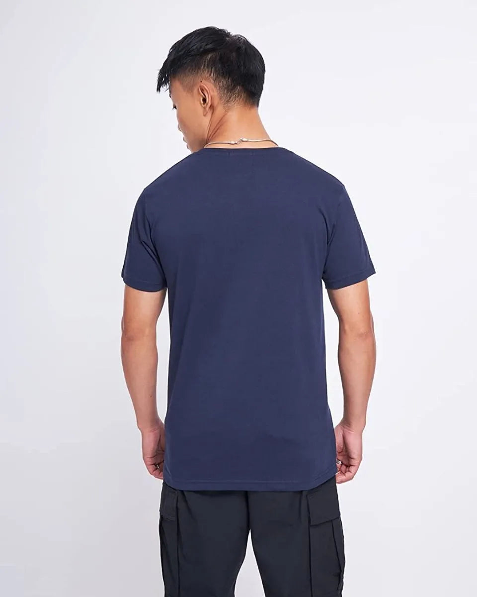 Mens Crew Neck T Shirt Navy